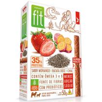 Petisco Gourmet Fit para Cães Sabor Morango, Batata Doce e Chia 50g