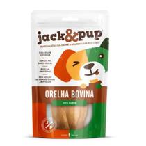 Petisco Jack&ampPup Orelha Bovina para Cães 01 Unidade