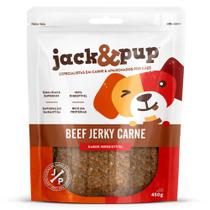 Petisco Jack&Pup Beef Jerky Carne para Cães 400g