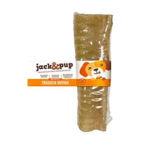 Petisco Jack&Pup Traqueia Bovina para Cães de Porte Grande