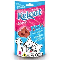 Petisco Kelcat Duo para Gatos Sabor Peixe e Fígado - 40g - Kelcat / Kelco Pet