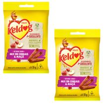 Petisco keldog bifinho mix de cerais e maçã p/ cães 55g 2un Petisco keldog bifinho mix de cerais e maçã p/ cães 55g 2un