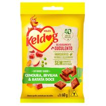 Petisco Keldog Mini Bifinho Cenoura, Ervilha e Batata Doce 60 g