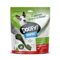Petisco Limpa Dentes Snack Dental para Cães Porte Médio 89g Dogfy