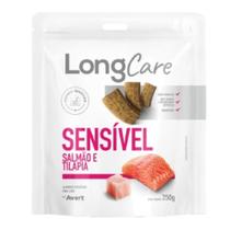 Petisco LongCare Sensível para Cães Adultos Sabor Salmão e Tilápia 250g