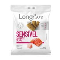 Petisco LongCare Sensível para Cães Adultos Sabor Salmão e Tilápia 50g