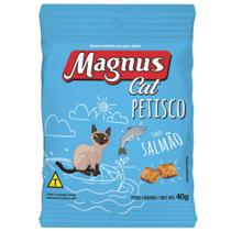 Petisco Magnos para Gatos Adultos Sabor Salmão 40g