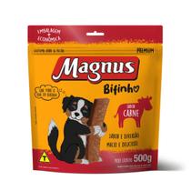 Petisco Magnus Bifinho Sabor Carne 500g para Cachorros Petisco Magnus Bifinho Sabor Carne 500g para Cachorros
