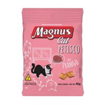 Petisco Magnus Cat Sabor Frango Para Gatos Adultos 40G