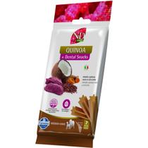 Petisco N&D Quinoa Dental sabor Veado Coco e Cúrcuma para Cães de Raças Mini e Pequenas - 60g Petisco N&D Quinoa Dental sabor Veado Coco e Cúrcuma para Cães de Raças Mini e Pequenas - 60g