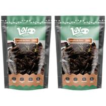 Petisco Natural Cães e Gatos Moela de Pato Desidratada LUV Petiscos Naturais 2 Pacotes Petisco Natural Cães e Gatos Moela de Pato Desidratada LUV Petiscos Naturais 2 Pacotes
