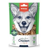 Petisco Natural Liofilizado Cães Wanpy - Fígado Frango 40Gr