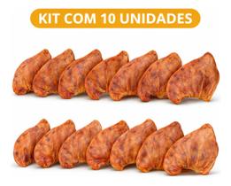 Petisco Natural Mordedor Orelha Suina Sansa Pet Kit C 10 Un