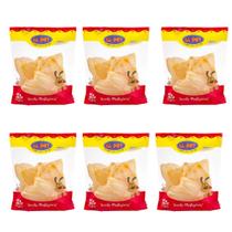 Petisco Natural Orelha Bovina Ll Pet Kit 6 Pacotes 250g Cada