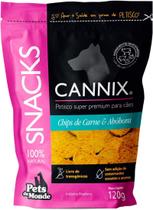 Petisco natural para cães chips de carne com abobora cannix 120g Petisco natural para cães chips de carne com abobora cannix 120g