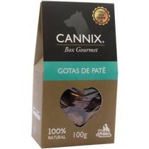 PETISCO NATURAL PARA CÃES GOURMET BOX GOTAS DE PATE CANNIX 100g