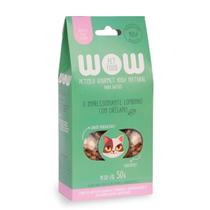 Petisco Natural Wow Pet Food Lombinho E Orégano Para Gatos