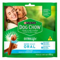 Petisco Nestlé Purina Dog Chow Oral Extra Life Cães Adultos Raças Minis & Pequenas 105 g - 7 Unidades