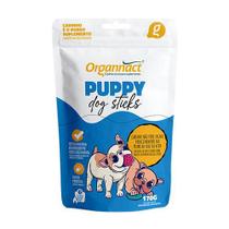 Petisco Organnact Puppy Dog Sticks Para Cães Cachorro Filhote Suplemento Alimentar Vitamínico 170g