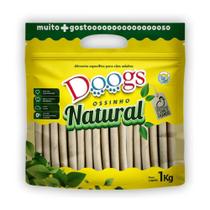 Petisco Ossinho Palito Natural Doogs 15mm para Cães 1kg