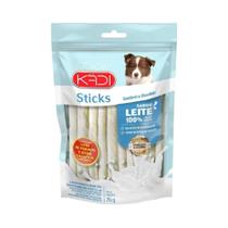 Petisco Osso Palito Cães Sticks Leite Kadi 70g