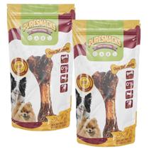 Petisco Osso Suino Defumado Premium Puresnacks 2 pacotes