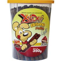 Petisco Palitinho De carne Light Para Cães Xisdog Bifinho em palito Pote 350g