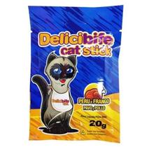 Petisco Palitinho Delicibife Cat Stick Peru e Frango 20G - Deliciosso