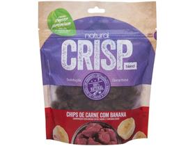 Petisco para Cachorro Adulto Natural Crisp - Chips de Carne com Banana 100g