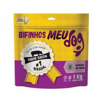 Petisco para cachorro Bifinho Meu Dog 1Kg sabor BACON
