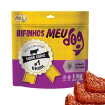 Petisco para cachorro Bifinho Meu Dog 1Kg sabor CARNE Petisco para cachorro Bifinho Meu Dog 1Kg sabor CARNE
