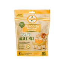 Petisco para Cachorro Brincalhão Pet Biscoito Banana, Mel e Aveia 250 g