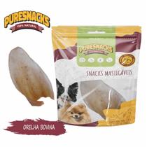 Petisco Para Cachorro Snacks Orelha Bovina Puresnacks
