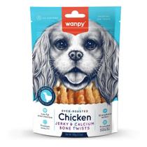 Petisco para cachorro Wanpy Twist de Frango no Osso de Cálcio 100g