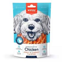 Petisco para cachorro Wanpy Twist de Frango no Palito de Cenoura 100g