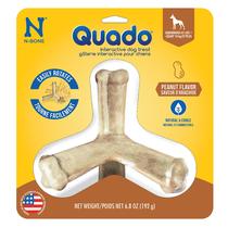 Petisco para cães N-Bone Quado sabor amendoim, pacote com 6 unidades, grande Petisco para cães N-Bone Quado sabor amendoim, pacote com 6 unidades, grande