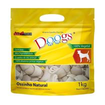 Petisco Para Cães Ossinho Nó Natural 3/4 1Kg - Doogs