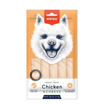 Petisco para Cães Wanpy Creamy Frango e Queijo 70g Cremoso