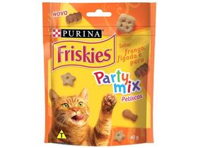 Petisco para Gato Adulto Friskies Party Mix - Frango, Fígado e Peru 40g