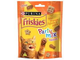 Petisco para Gato Adulto Friskies Party Mix - Frango, Fígado e Peru 40g