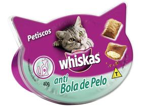 Petisco para Gato Adulto Whiskas Anti Bola de Pelo - 40g Petisco para Gato Adulto Whiskas Anti Bola de Pelo - 40g