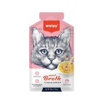 Petisco para gato Wanpy caldo sabor atum e camarão 50g Petisco para gato Wanpy caldo sabor atum e camarão 50g