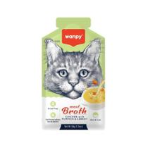 Petisco para gato Wanpy caldo sabor frango com abóbora e cenoura 50g Petisco para gato Wanpy caldo sabor frango com abóbora e cenoura 50g