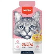 Petisco Para Gato Wanpy Sachê De Frango E Camarão 85g