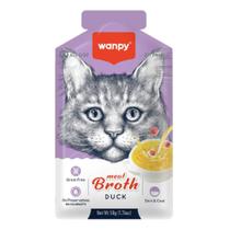 Petisco para gato wanpy sopa sabor pato 50g