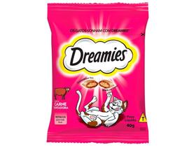 Petisco para Gatos Adulto Dreamies Carne Tentadora - 40g