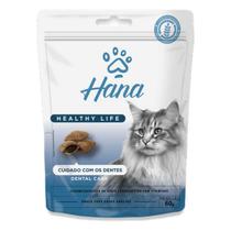 Petisco Para Gatos Adultos Cuidado Dental Hana Snack 60g