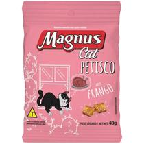 Petisco para Gatos Magnus Cat Petiscos sabor Frango 40g Snacks Pastelzinho