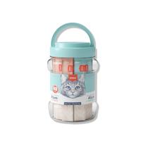 Petisco para Gatos Wanpy Creamy Sabores Atum e Salmão e Atum e Bacalhau Balde 40 un. Petisco para Gatos Wanpy Creamy Sabores Atum e Salmão e Atum e Bacalhau Balde 40 un.