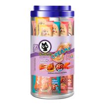 Petisco Para Pets ChuChups Cream Pote Sortido com 24 Tubos Petisco Para Pets ChuChups Cream Pote Sortido com 24 Tubos